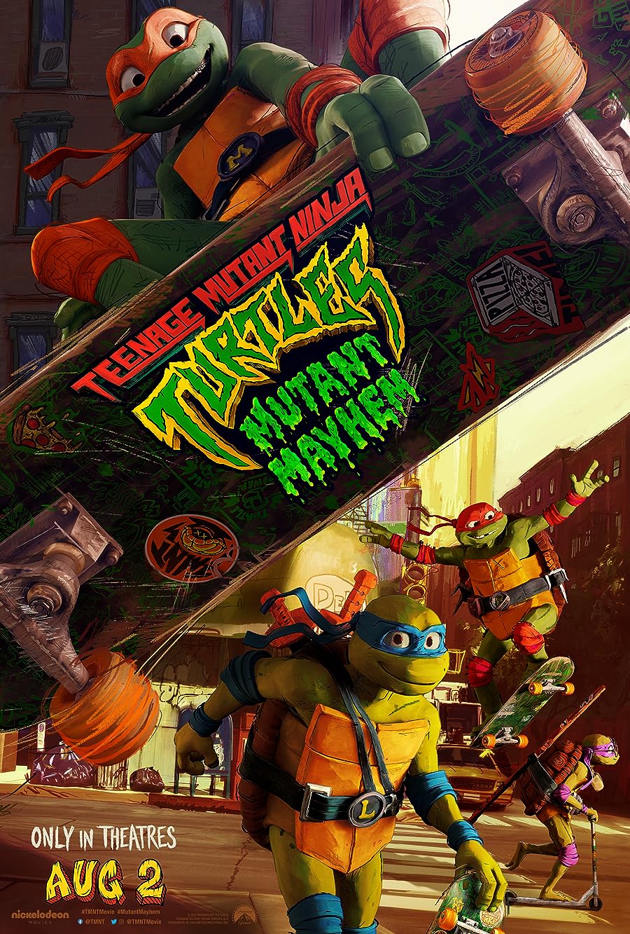 فیلم Teenage Mutant Ninja Turtles: Mutant Mayhem 2023